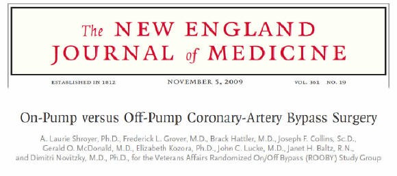 On-Pump (Conventional) Coronary Bypass Surgery had better outcomes than Off-Pump (Beating Heart) technique