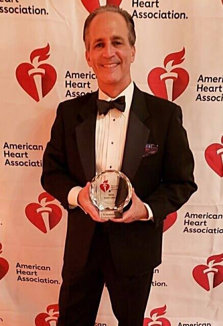 AHA 2019 Legacy Award for my 25+ years of service to the American Heart Association