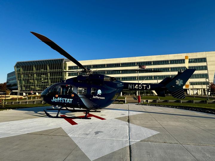 Proud to share this nice photo of Jefferson Einstein Montgomery Hospital’s new helipad. This life-saving service will provide additional access and care for critically ill patients in Montgomery County and beyond.