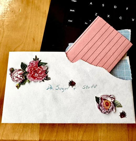 A Note That Made My Day!