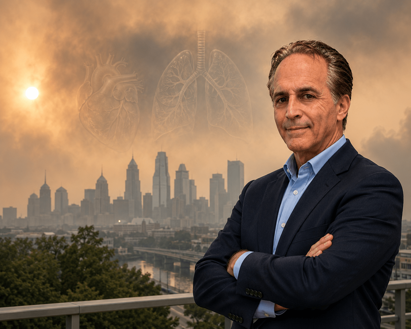 Dr. Raymond L. Singer discusses the effects of poor air quality, wildfire smoke, and PM2.5 pollution on heart and lung health.