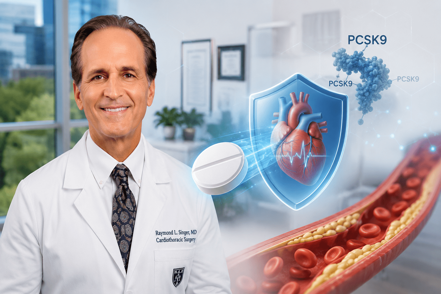 Dr. Raymond Singer explains Lifendra, the first FDA-approved once-daily oral PCSK9 inhibitor, a new treatment option for lowering LDL cholesterol and improving cardiovascular health.
