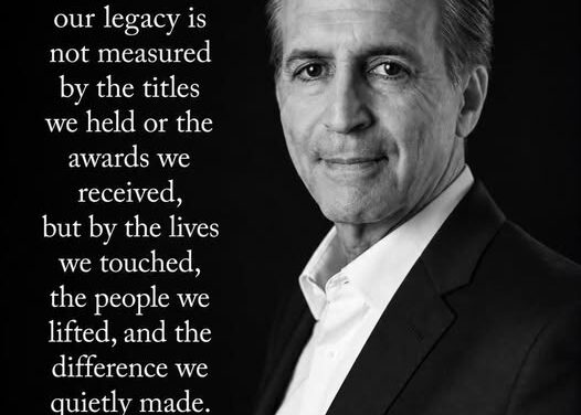 The Legacy We Leave Behind