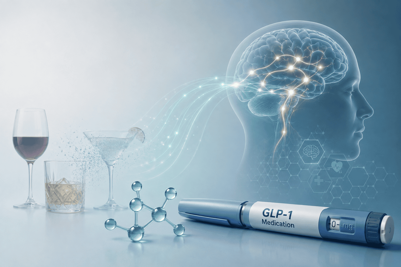 GLP-1 alcohol cravings